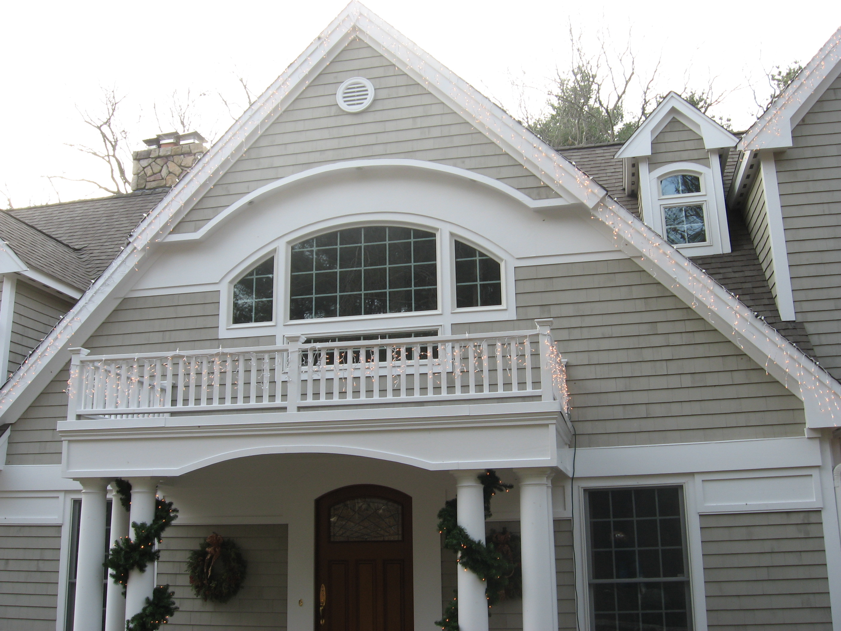 view of top of entrance