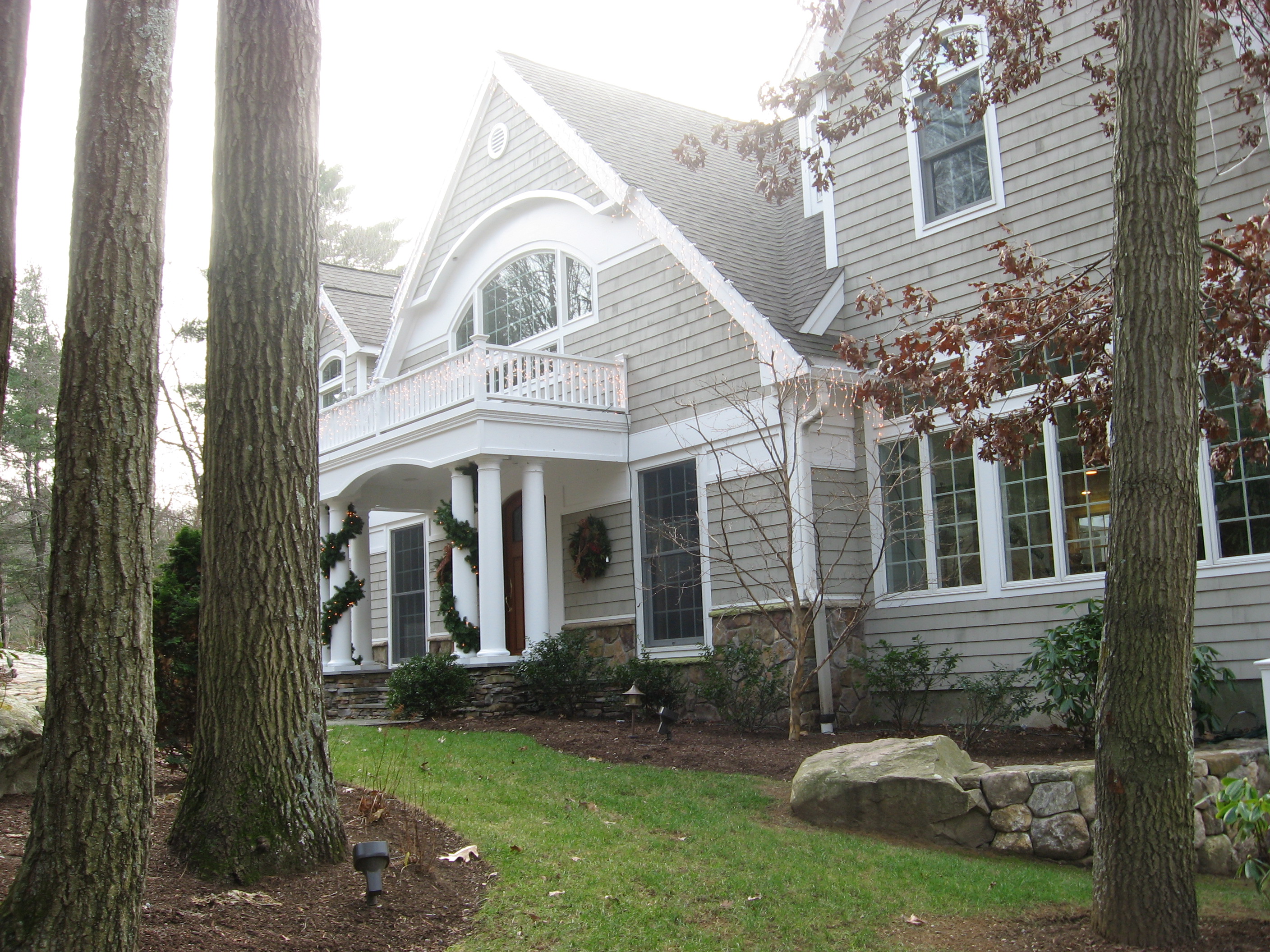 front angled view