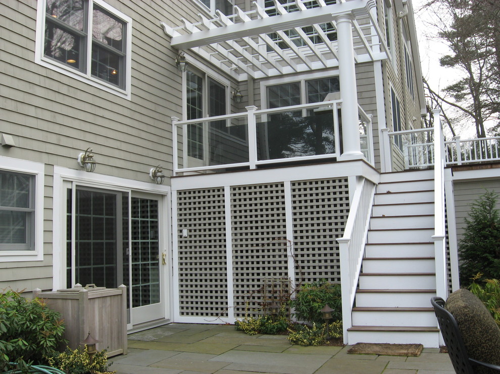view of patio and deck