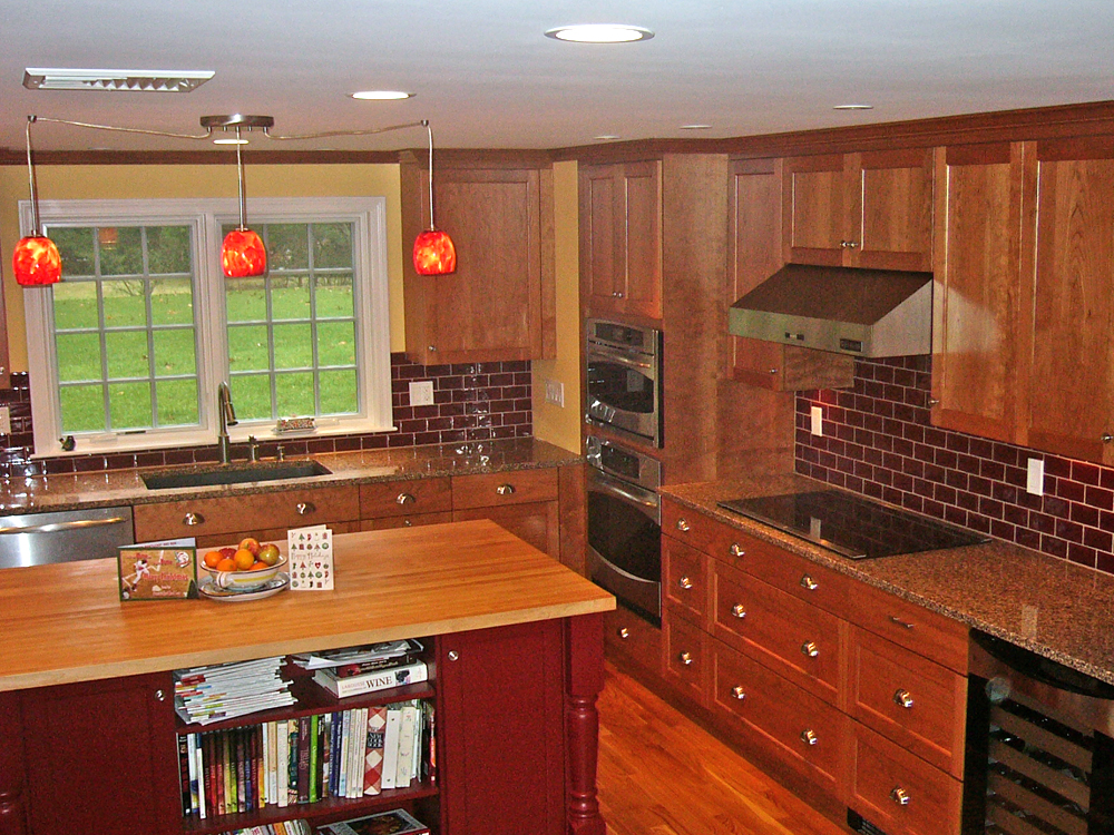 brick backsplash