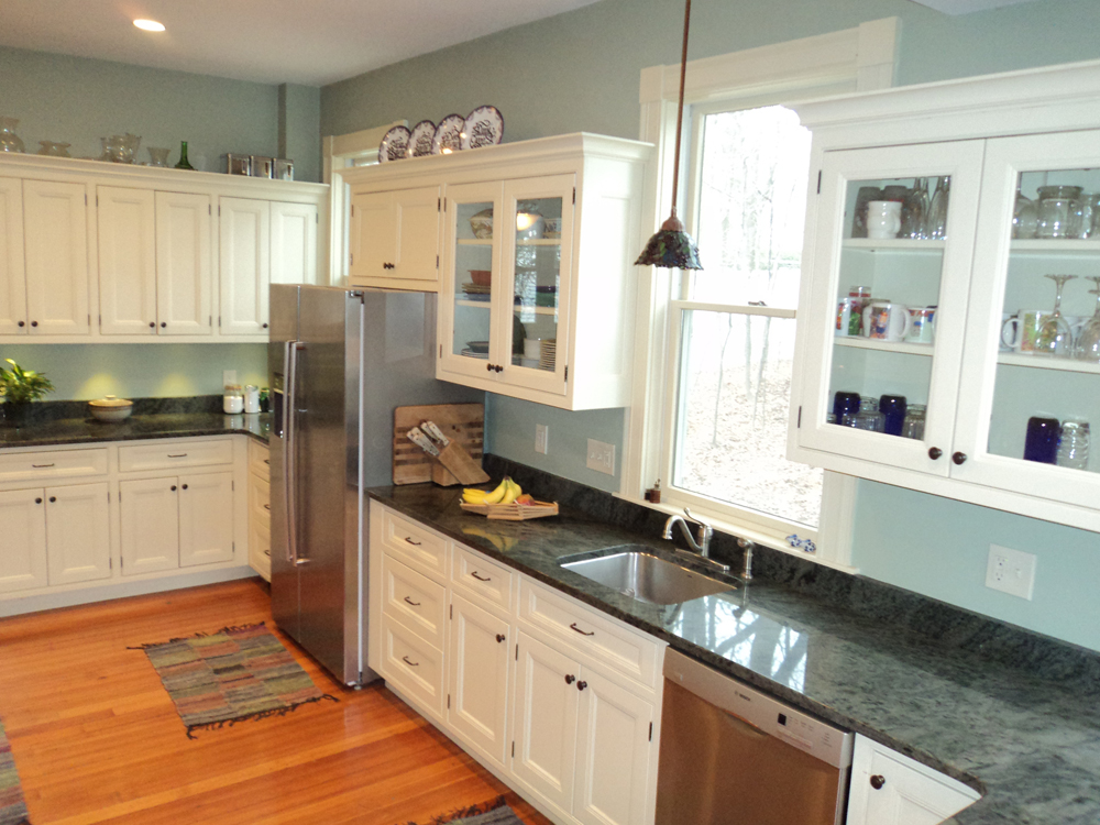 counter cabinet view