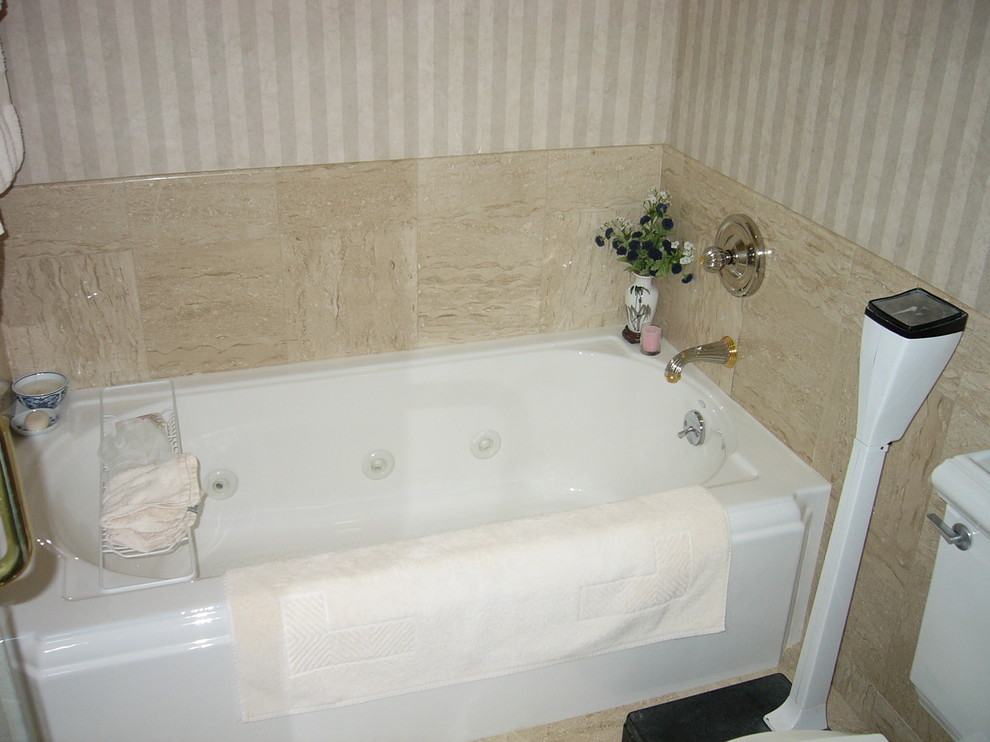 tiled tub