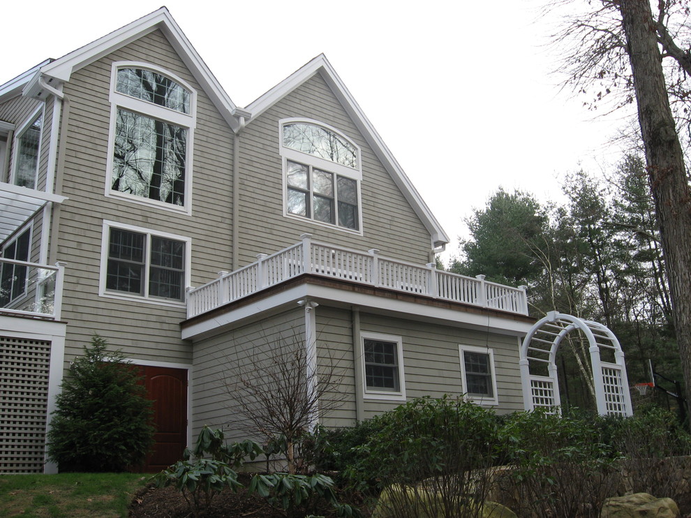 deck and arbor